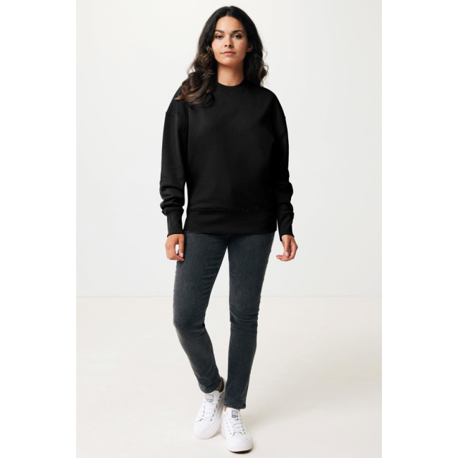 Sweatshirt à col rond en coton recyclé Iqoniq Kruger 