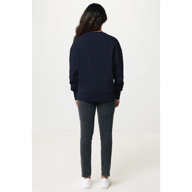 Sweatshirt à col rond en coton recyclé Iqoniq Kruger 