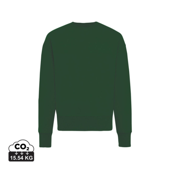 Sweatshirt à col rond en coton recyclé Iqoniq Kruger 