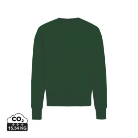 Sweatshirt à col rond en coton recyclé Iqoniq Kruger 
