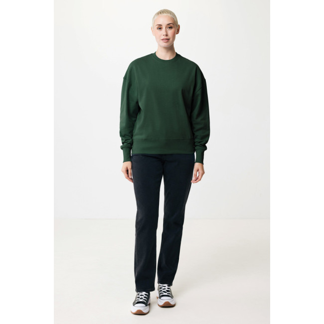 Sweatshirt à col rond en coton recyclé Iqoniq Kruger 
