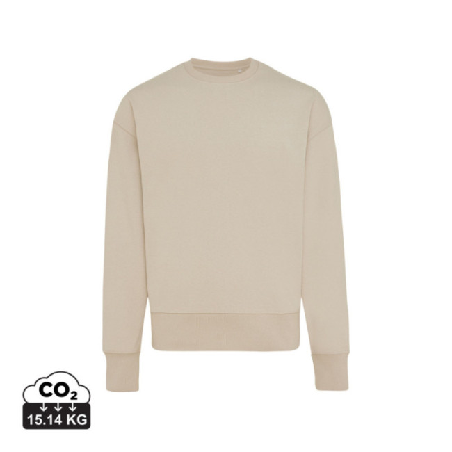 Sweatshirt à col rond en coton recyclé Iqoniq Kruger 
