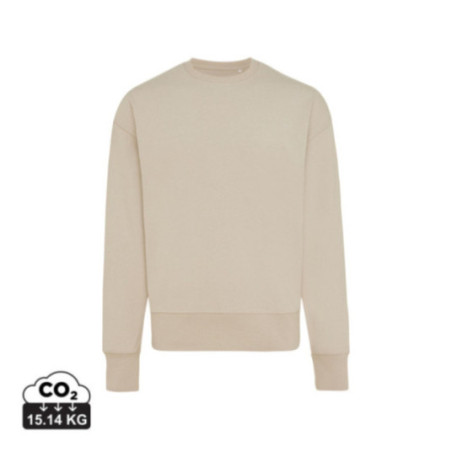 Sweatshirt à col rond en coton recyclé Iqoniq Kruger 