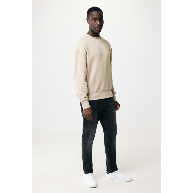 Sweatshirt à col rond en coton recyclé Iqoniq Kruger 
