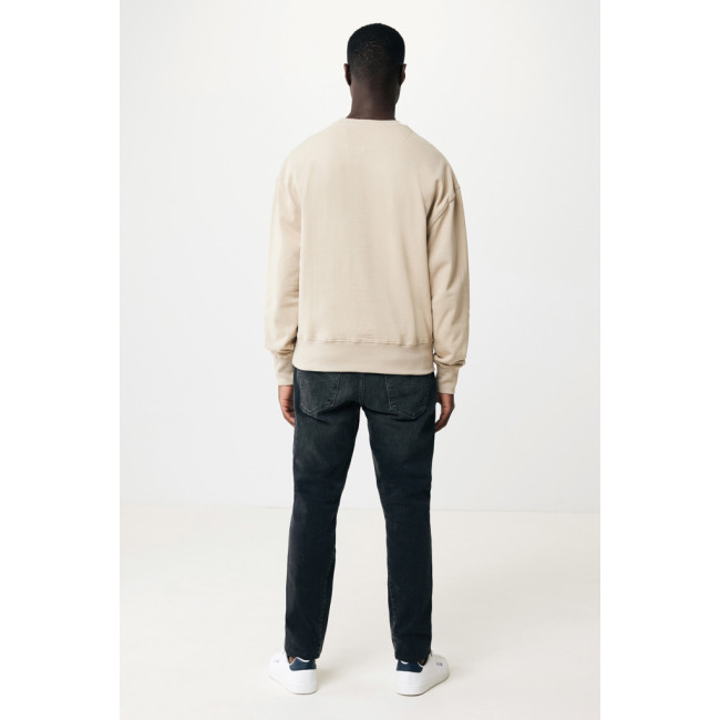 Sweatshirt à col rond en coton recyclé Iqoniq Kruger 
