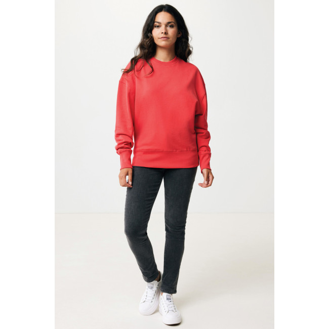 Sweatshirt à col rond en coton recyclé Iqoniq Kruger 