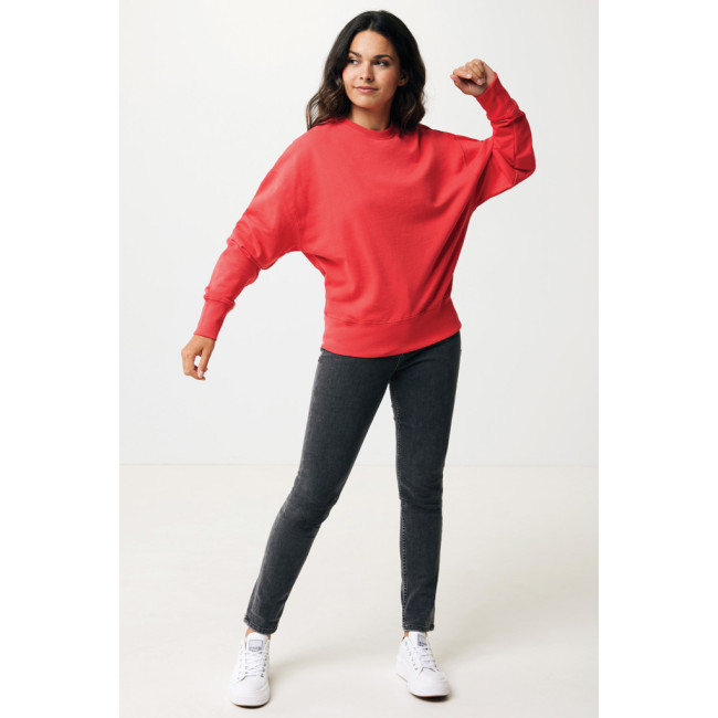 Sweatshirt à col rond en coton recyclé Iqoniq Kruger 