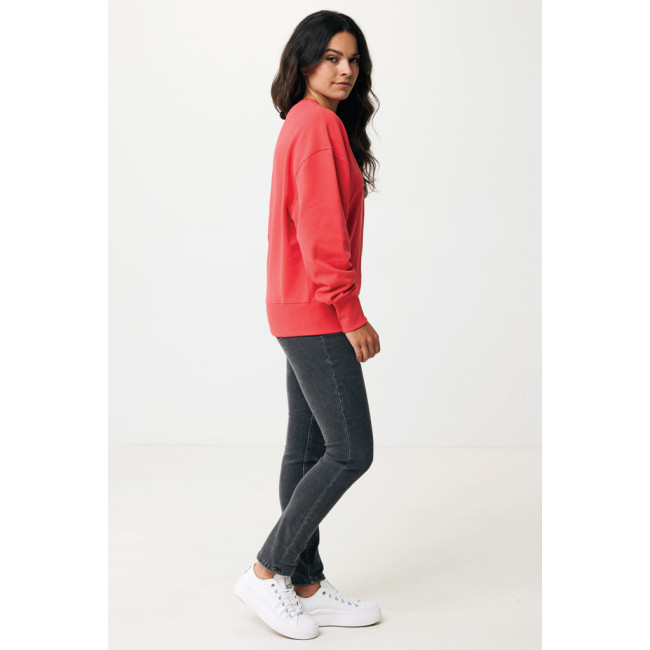 Sweatshirt à col rond en coton recyclé Iqoniq Kruger 