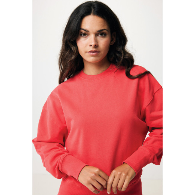 Sweatshirt à col rond en coton recyclé Iqoniq Kruger 