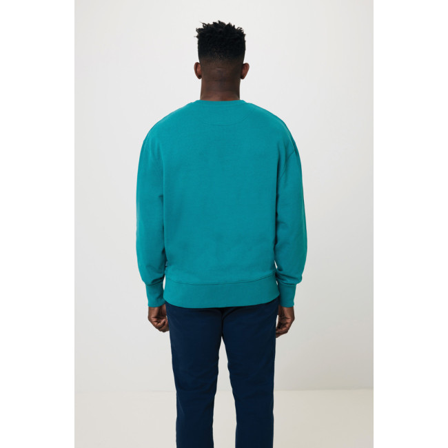 Sweatshirt à col rond en coton recyclé Iqoniq Kruger 