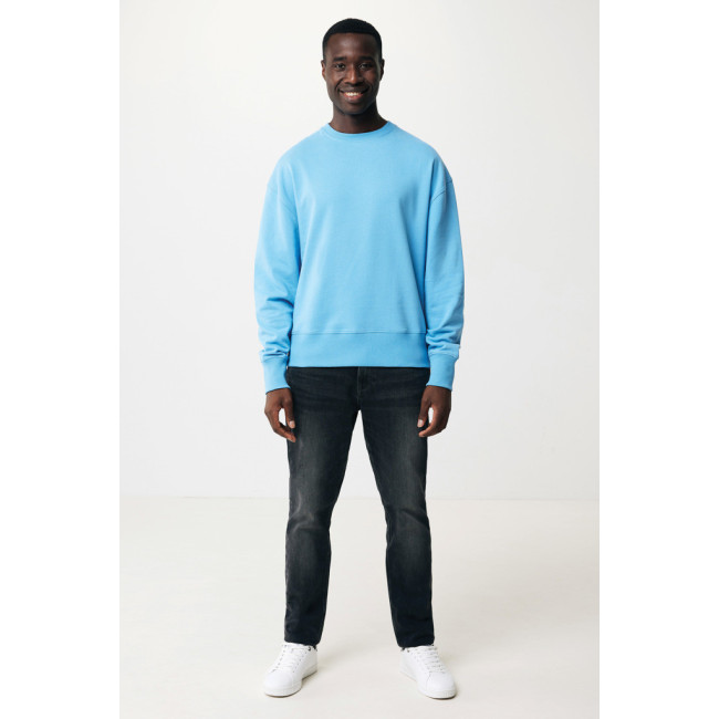 Sweatshirt à col rond en coton recyclé Iqoniq Kruger 