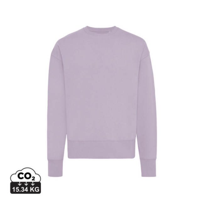 Sweatshirt à col rond en coton recyclé Iqoniq Kruger 