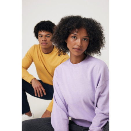 Sweatshirt à col rond en coton recyclé Iqoniq Kruger 