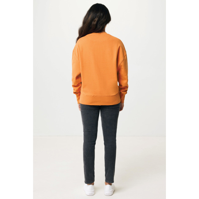 Sweatshirt à col rond en coton recyclé Iqoniq Kruger 