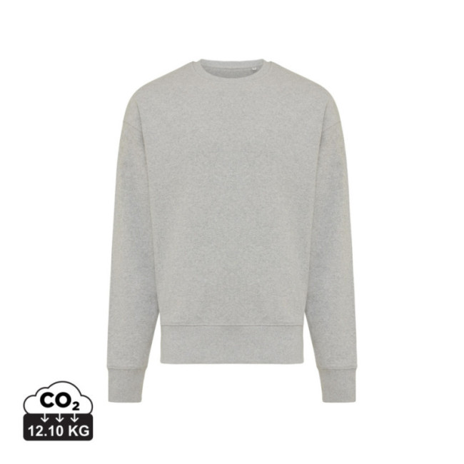 Sweatshirt à col rond en coton recyclé Iqoniq Kruger 
