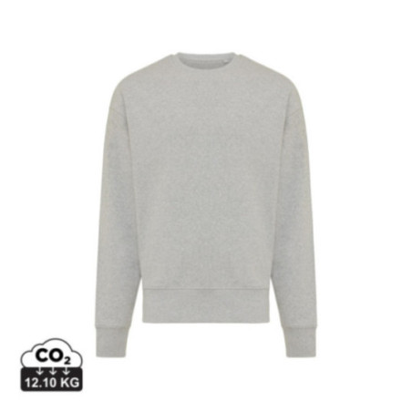 Sweatshirt à col rond en coton recyclé Iqoniq Kruger 