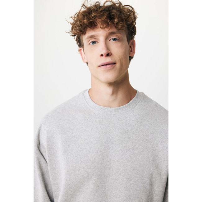 Sweatshirt à col rond en coton recyclé Iqoniq Kruger 