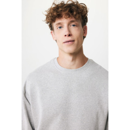 Sweatshirt à col rond en coton recyclé Iqoniq Kruger 