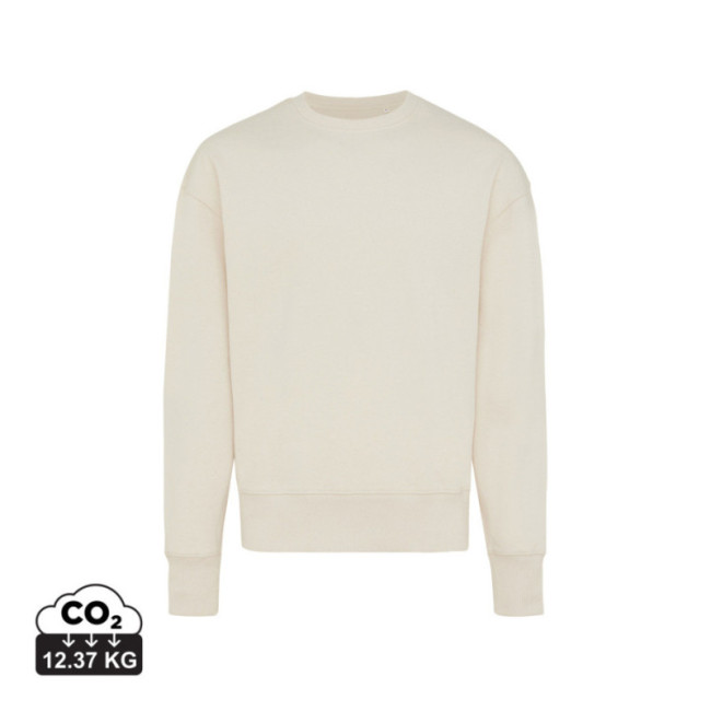 Sweatshirt à col rond en coton recyclé Iqoniq Kruger 
