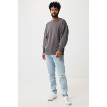 Sweatshirt à col rond en coton recyclé Iqoniq Kruger 