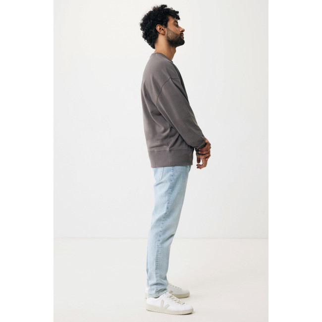 Sweatshirt à col rond en coton recyclé Iqoniq Kruger 