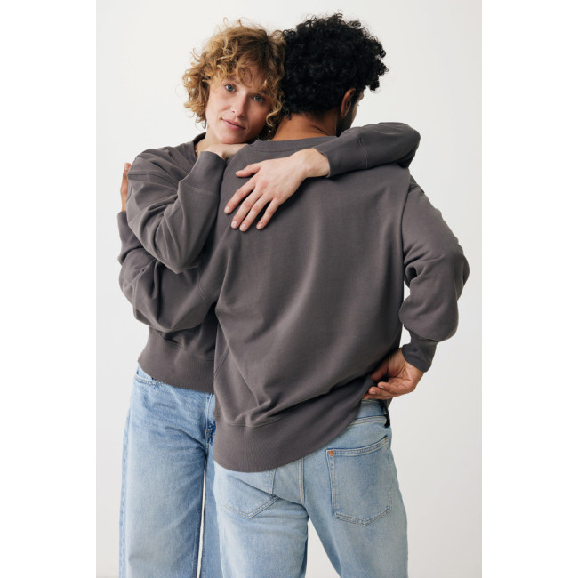 Sweatshirt à col rond en coton recyclé Iqoniq Kruger 