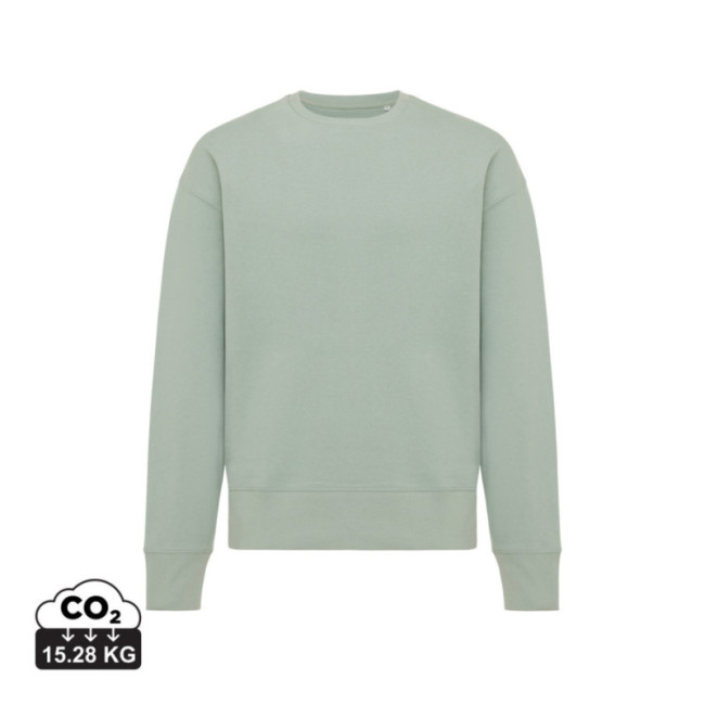 Sweatshirt à col rond en coton recyclé Iqoniq Kruger 