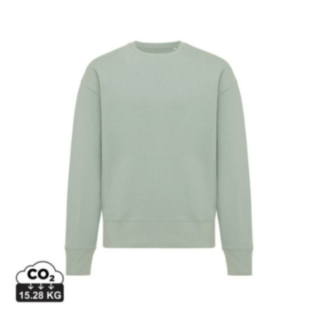 Sweatshirt à col rond en coton recyclé Iqoniq Kruger 