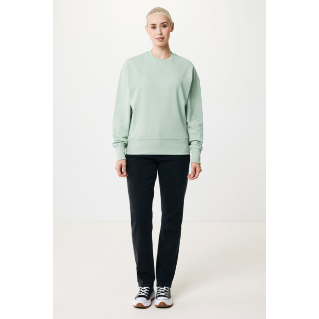 Sweatshirt à col rond en coton recyclé Iqoniq Kruger 