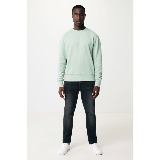 Sweatshirt à col rond en coton recyclé Iqoniq Kruger 
