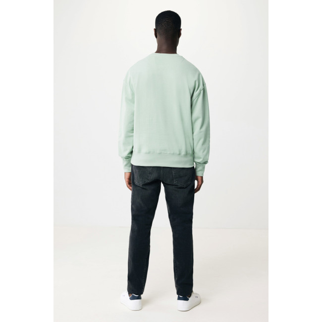 Sweatshirt à col rond en coton recyclé Iqoniq Kruger 