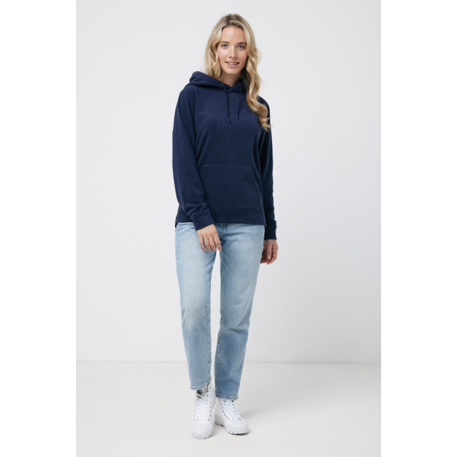 Sweat à capuche en polyester recyclé Iqoniq Trivor 