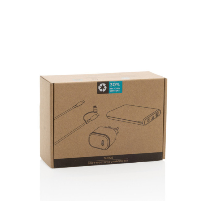 Set batterie externe câble et chargeur 20W Surge 
