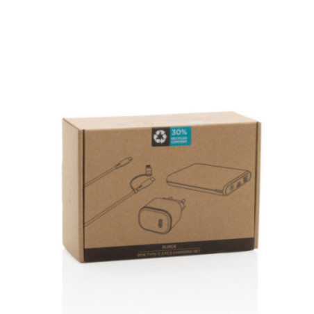 Set batterie externe câble et chargeur 20W Surge 