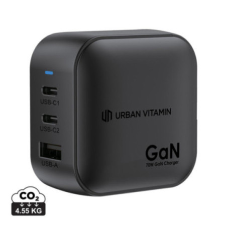 Chargeur GaN publicitaire Urban Vitamin Santa Cruz 70W 