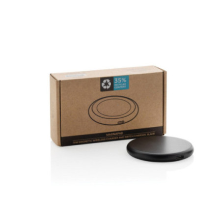 Chargeur sans fil personnalisable 3-en-1 Magnapad 15W 
