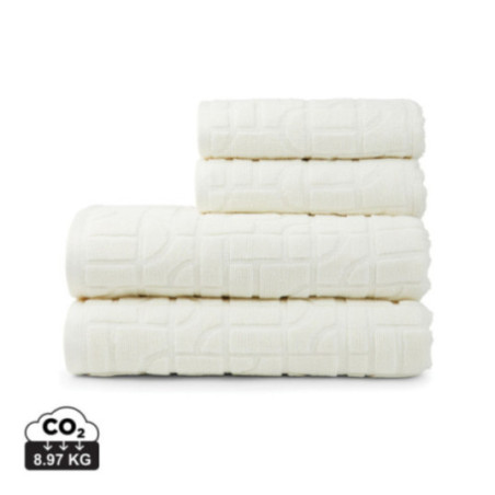 Lot de 4 serviettes en coton biologique OCS VINGA Verso 