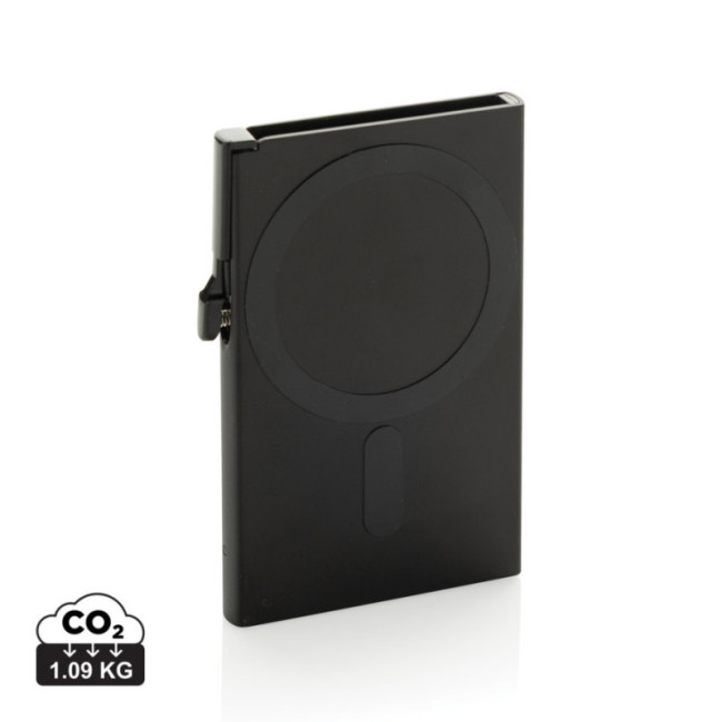 Porte-cartes magnétique pour téléphone en aluminium 