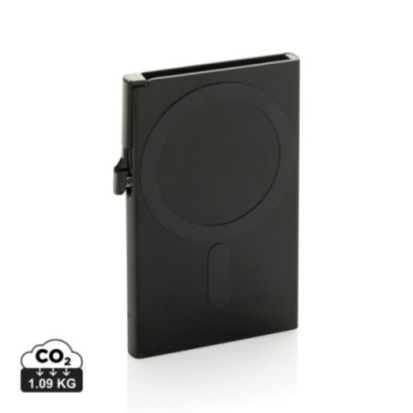 Porte-cartes magnétique pour téléphone en aluminium 