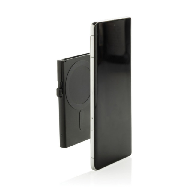 Porte-cartes magnétique pour téléphone en aluminium 