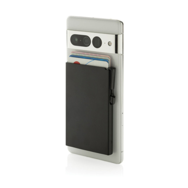 Porte-cartes magnétique pour téléphone en aluminium 