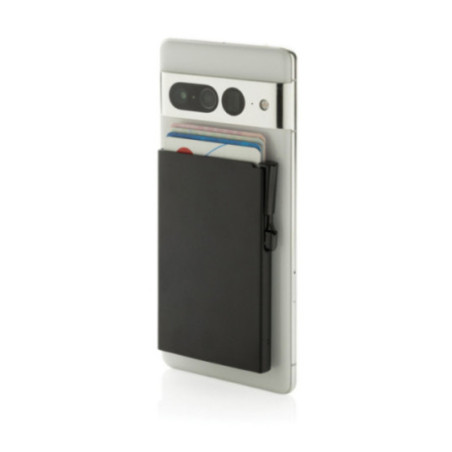 Porte-cartes magnétique pour téléphone en aluminium 