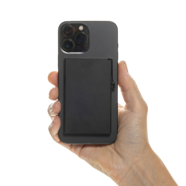 Porte-cartes magnétique pour téléphone en aluminium 