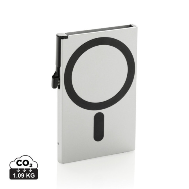 Porte-cartes magnétique pour téléphone en aluminium 
