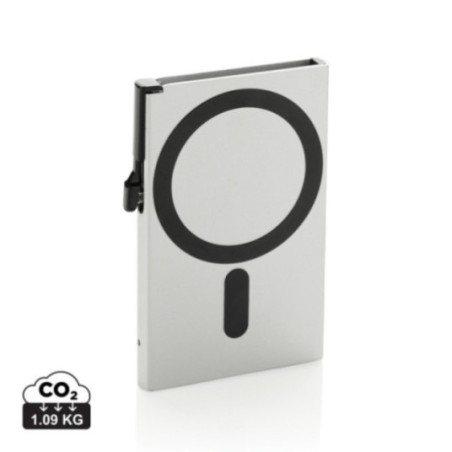 Porte-cartes magnétique pour téléphone en aluminium 
