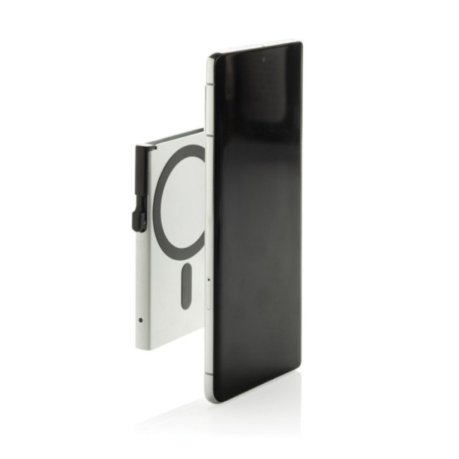Porte-cartes magnétique pour téléphone en aluminium 