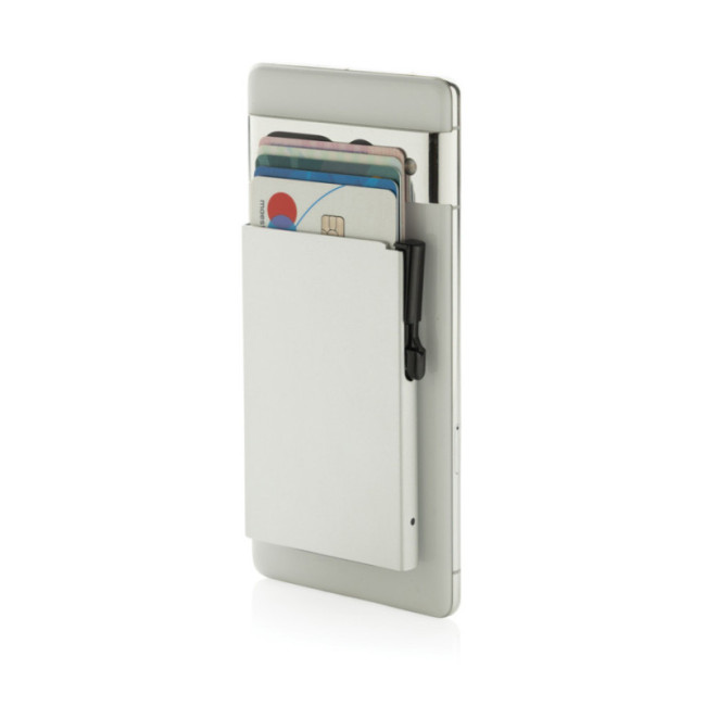Porte-cartes magnétique pour téléphone en aluminium 