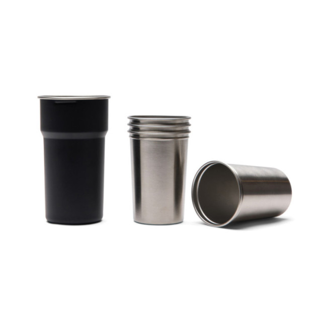 Set de 4 tasses en acier inoxydable recyclé VINGA Parks 