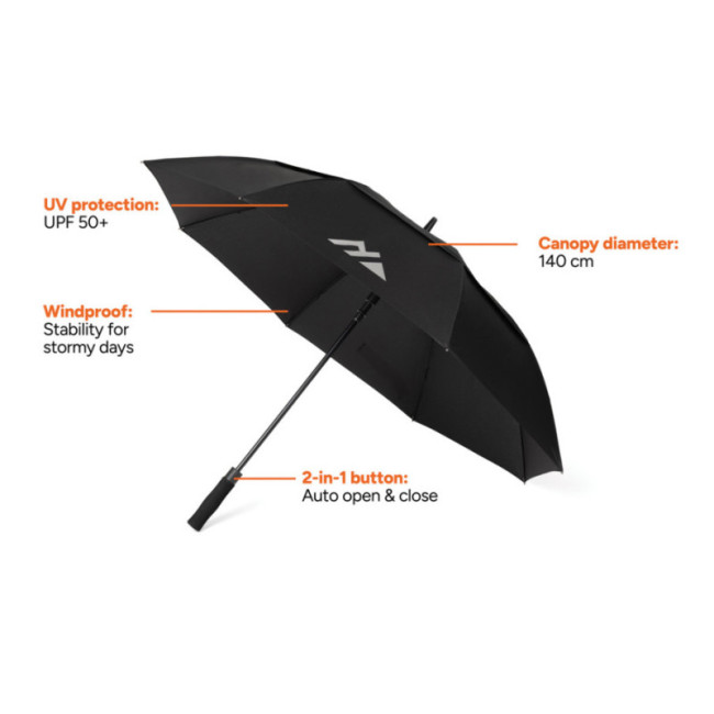 Parapluie tempête personnalisé Nordic Drift Trail 27'' 