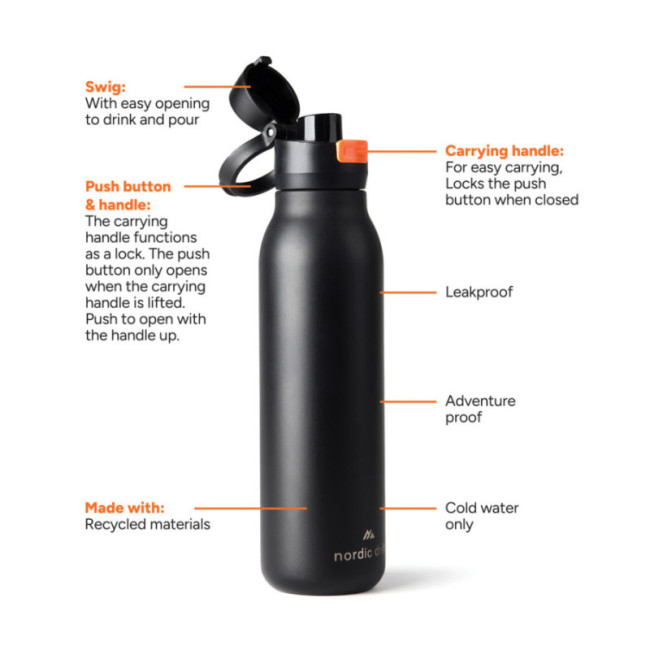 Gourde personnalisable Nordic Drift Trail 750 ml 